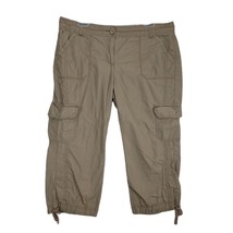 Tommy Hilfiger Women&#39;s 12 Brown Cargo Capri Pants 36x22&quot; Gorpcore Hiking... - $400.90 MXN