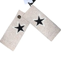 KNITWEAR QUEEN LOLA STAR WRISTLETS CASHMERE WOOL HAND WRIST WARMERS GLOV... - $560.64 MXN
