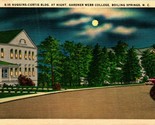 Huggins-Curtis Building Gardner Webb College Boiling Springs NC Postcard B7 - $2.92