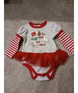 WeePlay Christmas  Merry And Bright Tutu One Piece Red 3 To 6 Month - $169.64 MXN
