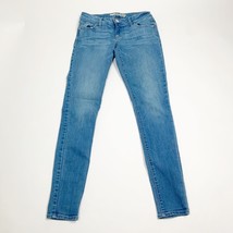 Old Navy The Rockstar Womens Jeans Blue Size 2 Skinny Low Rise Medium Wash - $11.85