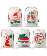 5PCS Christmas Santa Sacks 27.5 x 19.7 Inch Christmas Gift Bag with Extr... - $72.10