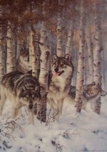 A.R.T Co. Larry Fanning September Snow Ceramic Tile Art - £21.21 GBP