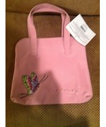 Ed Hardy Pink Butterfly Nylon Makeup Travel Bag  NEW BORN WILD MINI .25F... - $23.06 CAD
