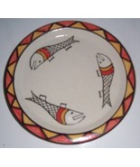 AFRICA DEDZA NKHOTAKOTA POTTERY MALAWI CERAMIC PLATE - €26,68 EUR