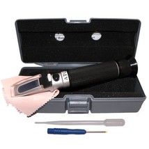 Professional ATC Sea Water Salinity Refractometer w/ 35ppt Calibration Fluid ... - £25.13 GBP