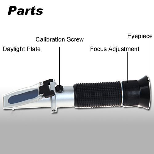 RHB-32ATC Brix Refractometer for Fruits, vegetables & grasses, homebrewing