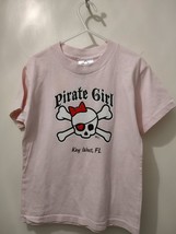 Pirate Girl Key West Girls Pink T Shirt Size 6-8 - £5.51 GBP