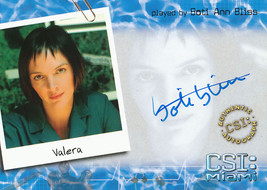 An item in the Collectibles category: CSI: Miami Season 2 MI-A6 Boti Ann Bliss Autograph Card