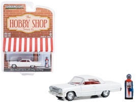 1963 Chevrolet Bel Air White with Orange Interior and Vintage Gas Pump &quot;The Hob - £14.42 GBP