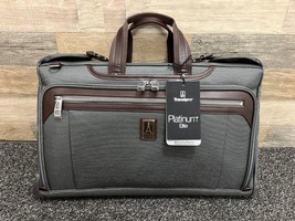 Platinum Elite-Tri-Fold Carry-On Garment Bag 20-Inch Vintage Grey ~ NWT - £122.29 GBP