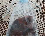 40+ Pieces ~ Genuine Lake Erie Beach Glass ~ Surf Tumbled ~ Brown in Col... - $22.44