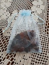 40+ Pieces ~ Genuine Lake Erie Beach Glass ~ Surf Tumbled ~ Brown in Color (8) - £18.02 GBP