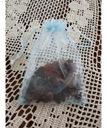 40+ Pieces ~ Genuine Lake Erie Beach Glass ~ Surf Tumbled ~ Brown in Col... - £17.73 GBP