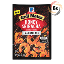 6x Packets McCormick Grill Mates Honey Sriracha Marinade Seasoning Mix | 1oz - £15.72 GBP