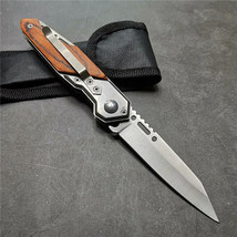 8&#39;&#39; Folding Mini Pocket Knife Tactical Survival Camping 5CR15MOV Blade E... - £11.18 GBP