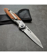 8&#39;&#39; Folding Mini Pocket Knife Tactical Survival Camping 5CR15MOV Blade E... - £11.00 GBP