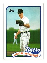 1989 Topps #645 Jack Morris Detroit Tigers - £3.16 GBP