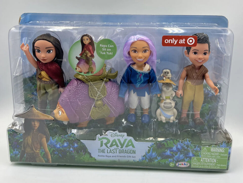 Primary image for Disney Raya and the Last Dragon Petite Raya & Friends Gift Set with 6" Figures