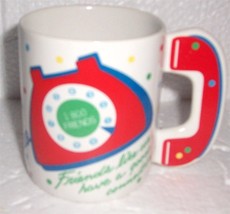 Avon &quot;Friends Like Us&quot; Collectible Telephone Ceramic Mug - £21.33 GBP