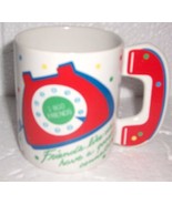 AVON &quot;FRIENDS LIKE US&quot; COLLECTIBLE TELEPHONE CERAMIC MUG - $27.12