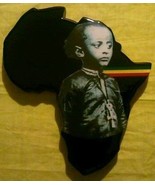 Africa Plaque Ras Tafari as a child Ethiopia Rasta Jamaica Bob Marley Se... - $129.23 CAD