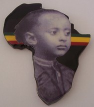 Africa Plaque of Ras Tafari (Haile Selassie) Rasta Bob Marley Jamaica Ethiopia - £59.67 GBP