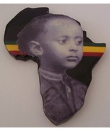 Africa Plaque of Ras Tafari (Haile Selassie) Rasta Bob Marley Jamaica Et... - $103.89 CAD