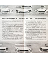 1917 Reo Motor Cars 4 &amp; 6 Centerfold Advertisement WW1 Era Automobilia D... - $49.99