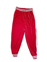 Holiday Time Red And White Christmas Velour Pants Mens Size Small - $14.70