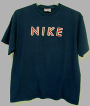 Mens Nike Navy Blue Short Sleeve T Shirt Size L - £6.34 GBP