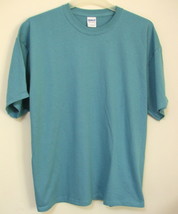 Mens Gildan NWOT Sea Green Short Sleeve T Shirt Size Med - £4.75 GBP