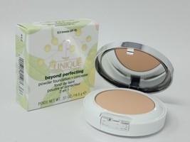 New Clinique Beyond Perfecting Powder Foundation + Concealer 0.5 Breeze - $30.86