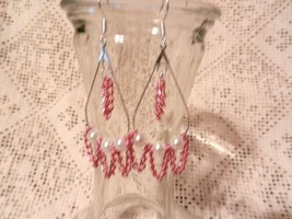 NEW Beautiful Teardrop Faux Pearl Chain Dangle Hook Earrings  Many Colors  - £4.69 GBP