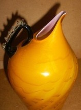 BAIJAN GLASS ART HAND BLOWN VASE RUSSIAN BY ESSIE ZAREH - $175.00