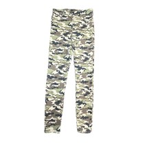 H&amp;M Denim Jeggings Womens 28/32 Green Camo High Waist Pants Street Urban... - $29.99