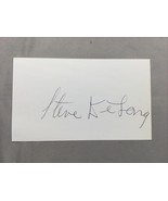 Steve Delong Signed Autographed Photo Index Card  3x5 - $376.41 MXN