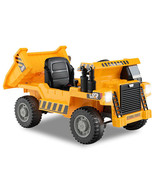 Kids Ride on Dump Truck 12V Ride on Car with Electric Dump Bed-Yellow - ... - $5,255.93 MXN