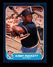1986 Fleer #401 Kirby Puckett Nmmt Twins Hof *X90943 - £4.23 GBP