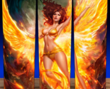Sexy Jean Grey  Xmen Dark Phoenix in Golden Bikini Superhero Cup Mug Tum... - £15.65 GBP