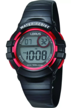 Lorus Kid&#39;s Black Resin Strap Adventure With The Multifunctional Digital... - £35.99 GBP