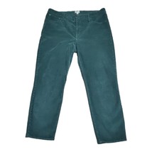 J. Crew Green Vintage Slim-Straight Corduroy Pant 33 - £27.37 GBP