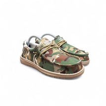 Hey Dude Wally Camouflage Loafers - Youth Size 6 / Women&#39;s Size 7 - New - £45.42 GBP