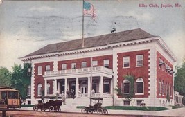 Elks Club Joplin Missouri MO 1917 Postcard to Bernice Oklahoma N29 - $2.99