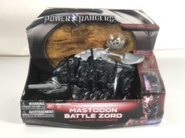 Saban&#39;s Power Rangers Mastodon Battle Zord With Black Ranger New - £39.21 GBP