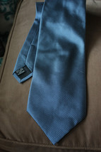 Men&#39;s RBM Collection Blue Silk Tie - £6.24 GBP