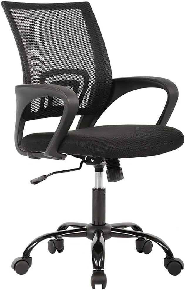 Top Office Office Chair: Ergonomic Low-Cost Mesh Computer Chair With Lumbar - $51.92