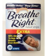 Breathe Right Nasal Strips Extra 26 Strips. NIB - £6.24 GBP