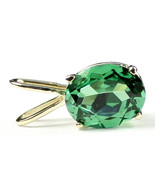 P002, 10x8mm, 3.3 ct, Created Emerald Spinel, 14KY Gold - £163.22 GBP