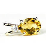 P021, Citrine, 14KY Gold Pendant - £114.43 GBP